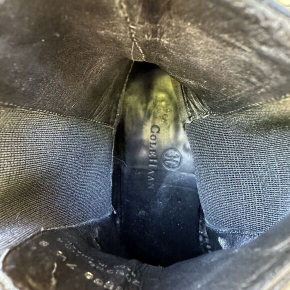 Cole Haan Chelsea Boot‎ Womens Size 7.5 B Black Classic Made In Brazil #D15558 - Picture 11 of 12